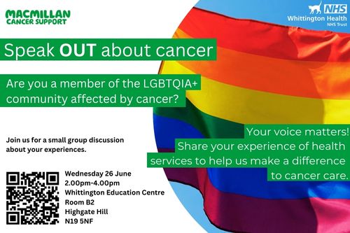 Speak OUT about cancer.